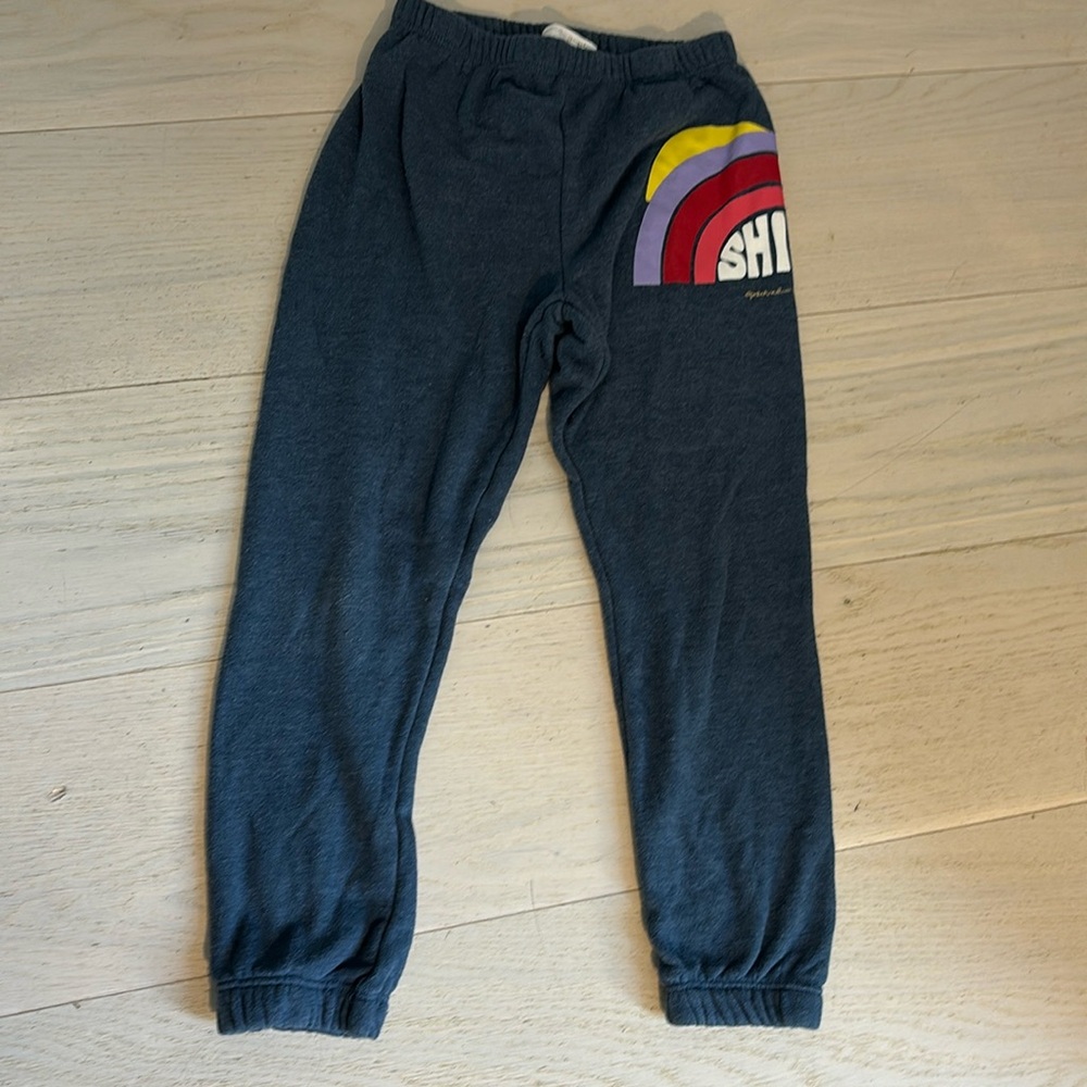 Cute blue sweatpants. Lightly used, no stains at all 💗 shine is written w/ 🌈🌈